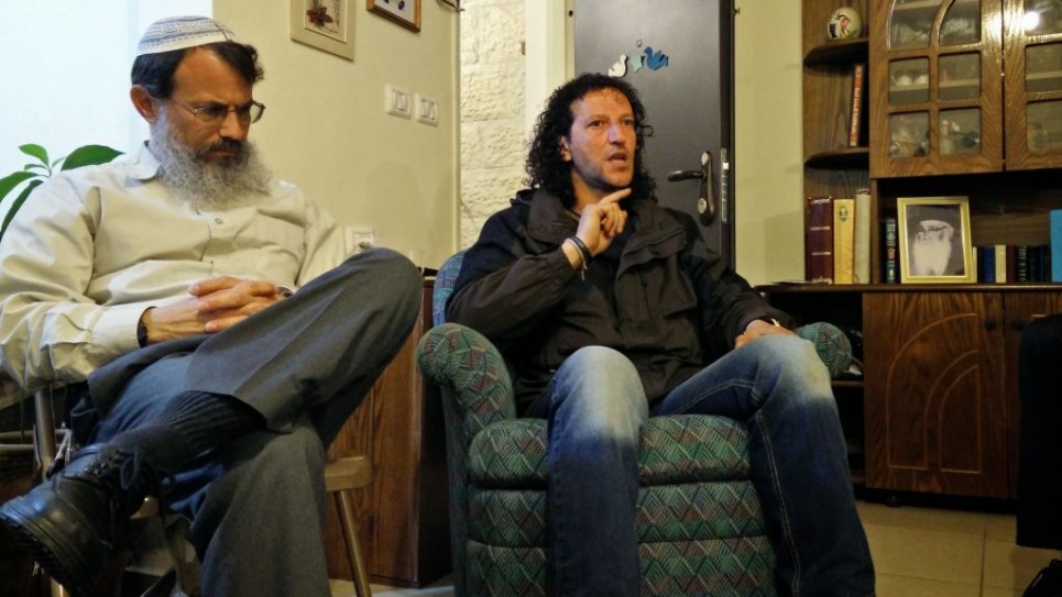 Rabbi Hanan Schlesinger and Ali Abu Awwad